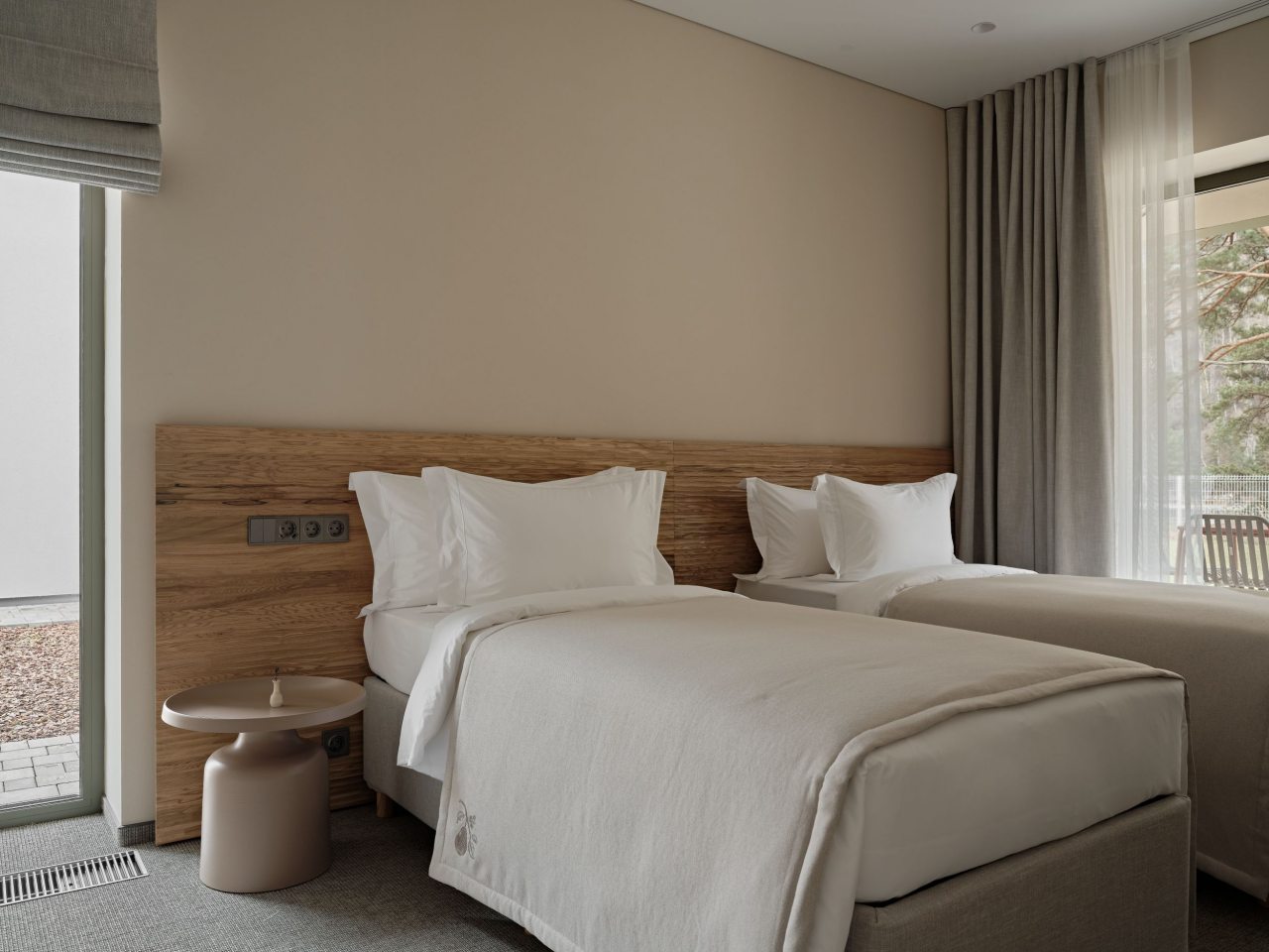 Уютная кухня-гостиная и две спальни.