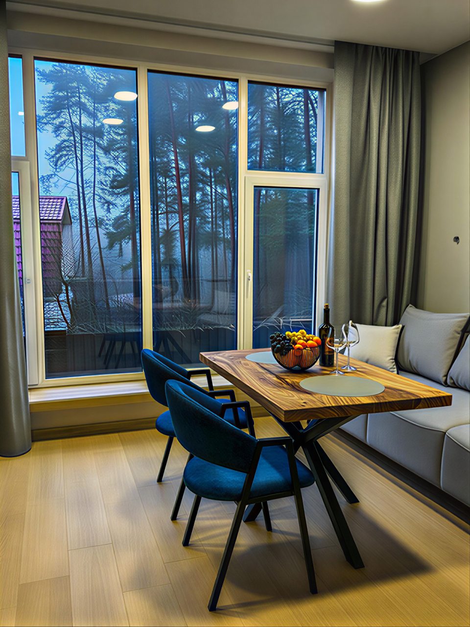 Просторная гостиная