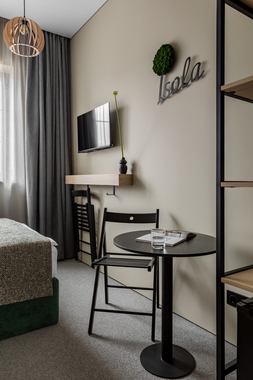 Номер (С видом на реку с одной кроватью 140 см), Отель Isola