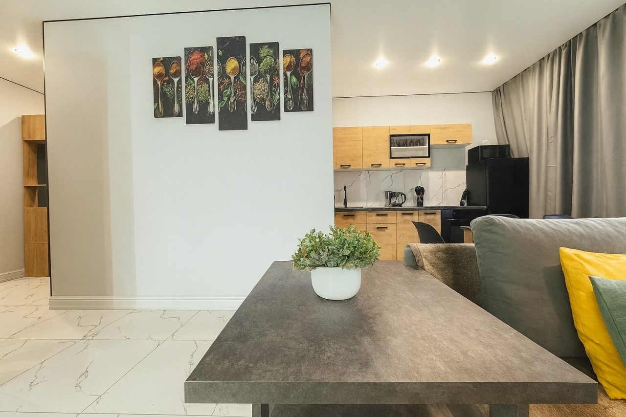 Апартаменты (Уютная квартира-студия на 3 просеке 94Г,15), Апартаменты Студия на 3 просеке 94Г