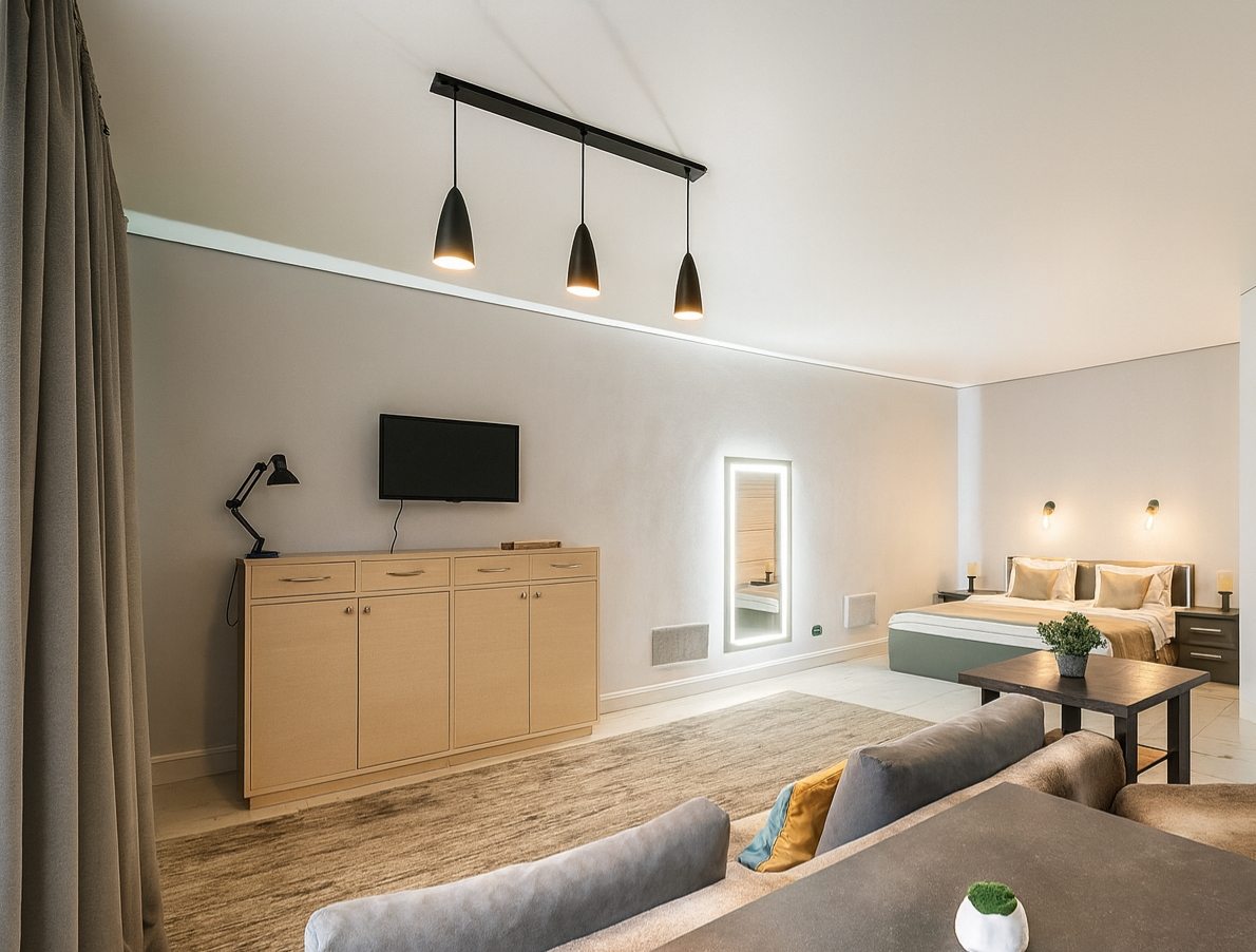 Апартаменты (Уютная квартира-студия на 3 просеке 94Г,15), Апартаменты Студия на 3 просеке 94Г