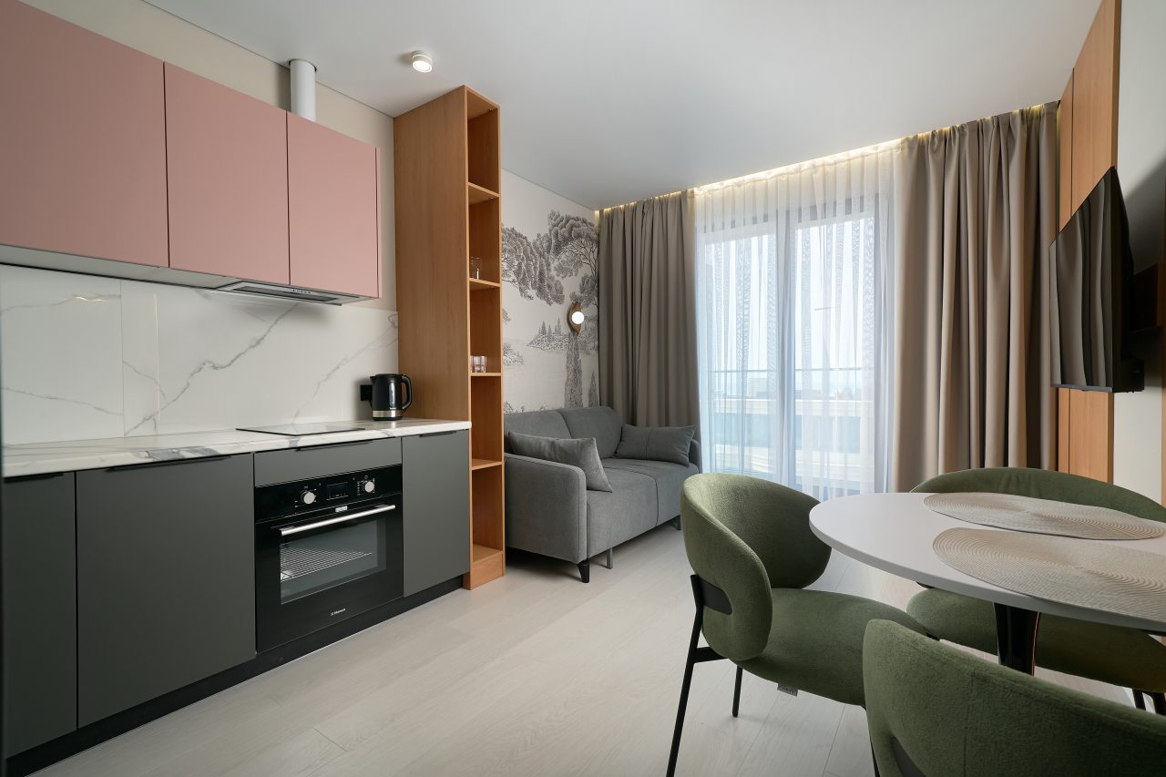 Апартаменты (Стандарт двухкомнатный Sea View 5 корпус), Апартаменты М2 group