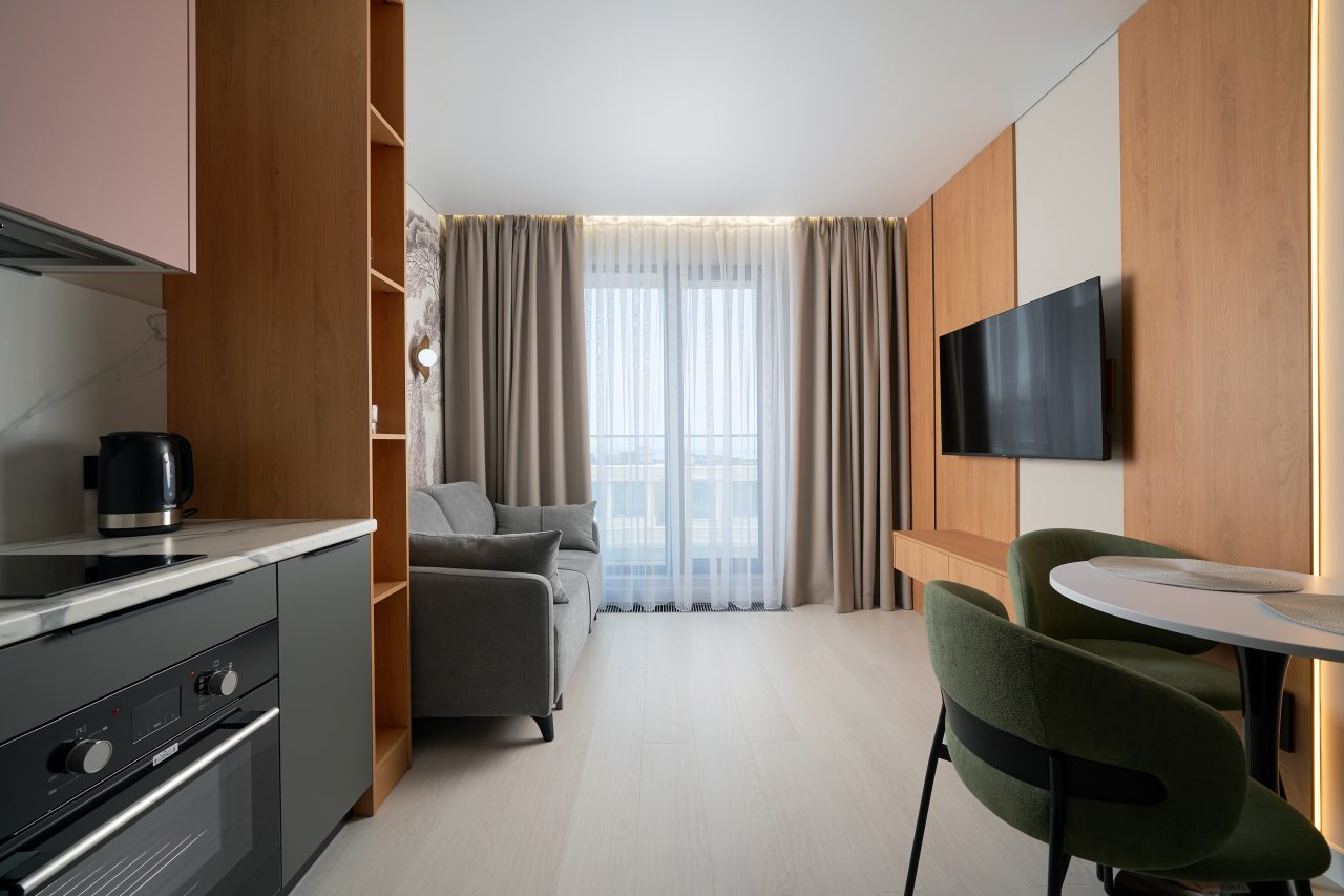 Апартаменты (Стандарт двухкомнатный Sea View 5 корпус), Апартаменты М2 group