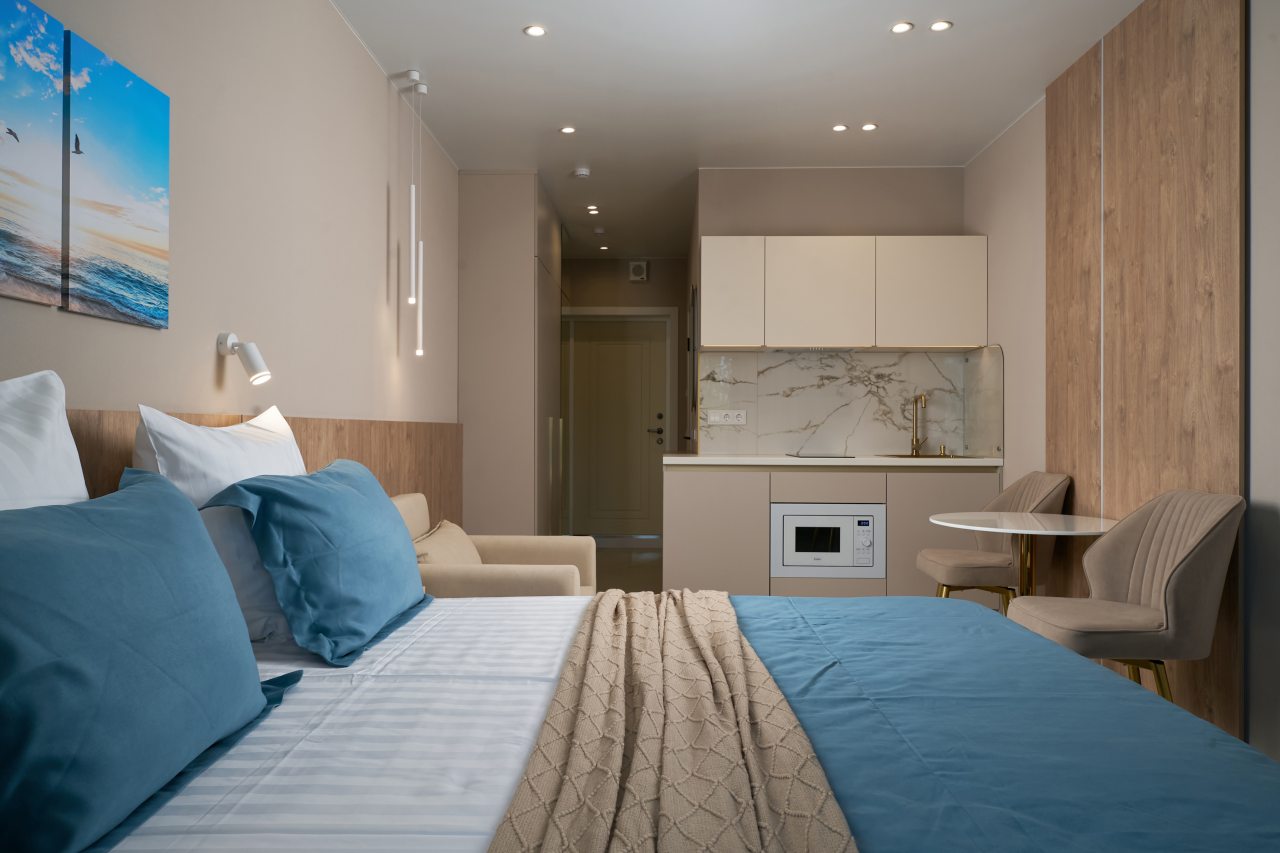 Апартаменты (Standart  City sea view 3\2-123), Апартаменты М2 group