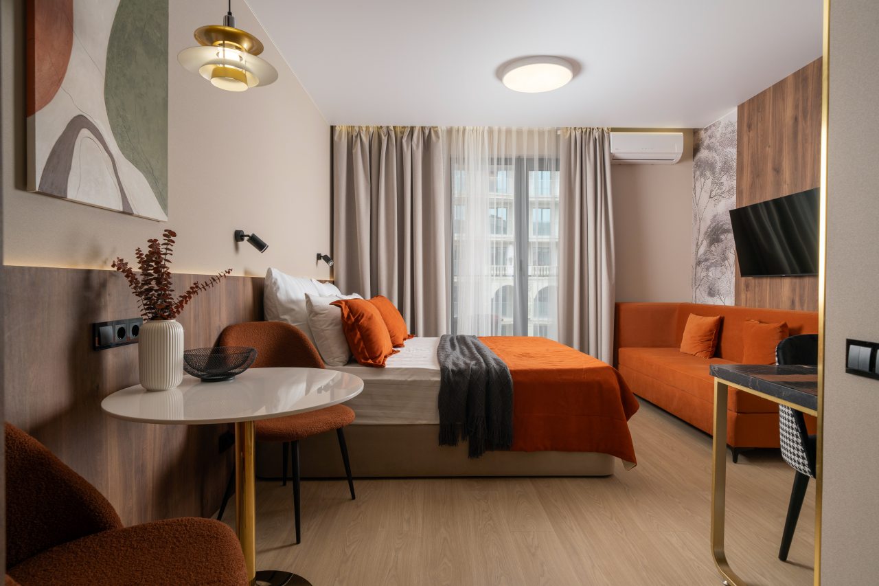 Апартаменты (М2 Посуточно Стандарт Сити 5\2 711), Апартаменты М2 group