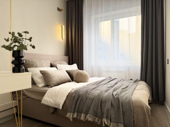 Апартаменты Стильная евро-двушка в районе окружной больницы, Пыть-Ях