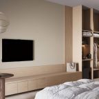 Двухместный (Стандартный номер с двуспальной кроватью и видом на реку), Хостел Дзен