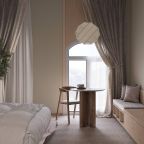 Двухместный (Стандартный номер с двуспальной кроватью и видом на реку), Хостел Дзен