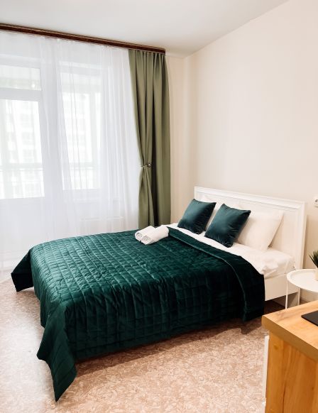 Апартаменты студия для двоих рядом с Бобровым логом, Красноярск