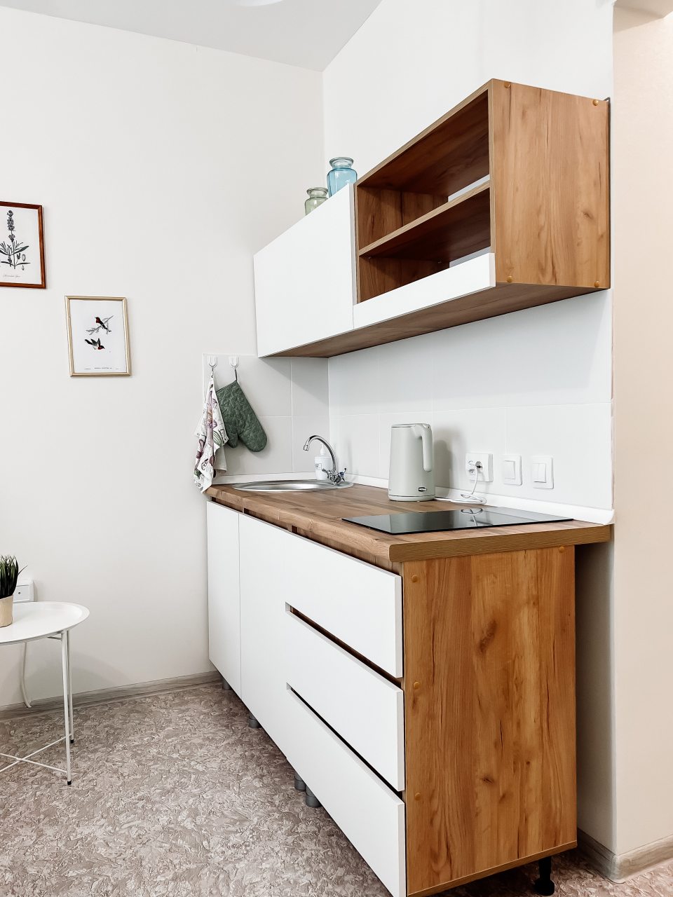 Возможность самостоятельного приготовления пищи, Апартаменты Студия для двоих рядом с Бобровым логом