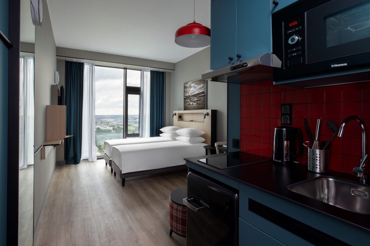 Двухместный (Стандартный номер с двумя кроватями), Апарт-отель СТАТУС