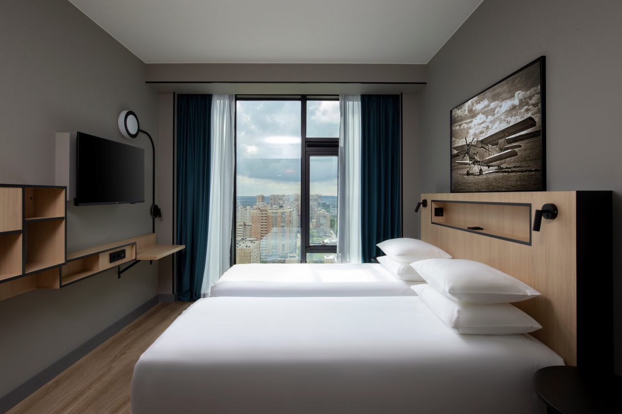 Двухместный (Стандартный номер с двумя кроватями), Апарт-отель СТАТУС