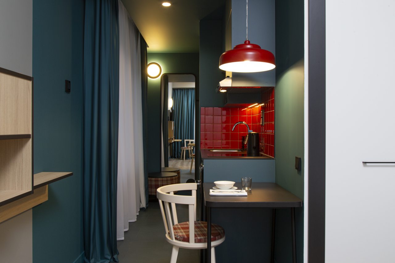 Апартаменты (Улучшенный номер с одной кроватью), Апарт-отель СТАТУС