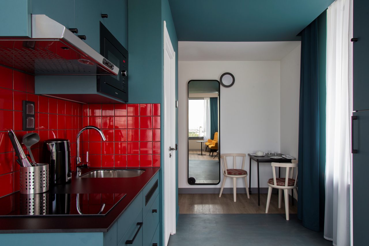 Апартаменты (Комфорт с лоджией), Апарт-отель СТАТУС