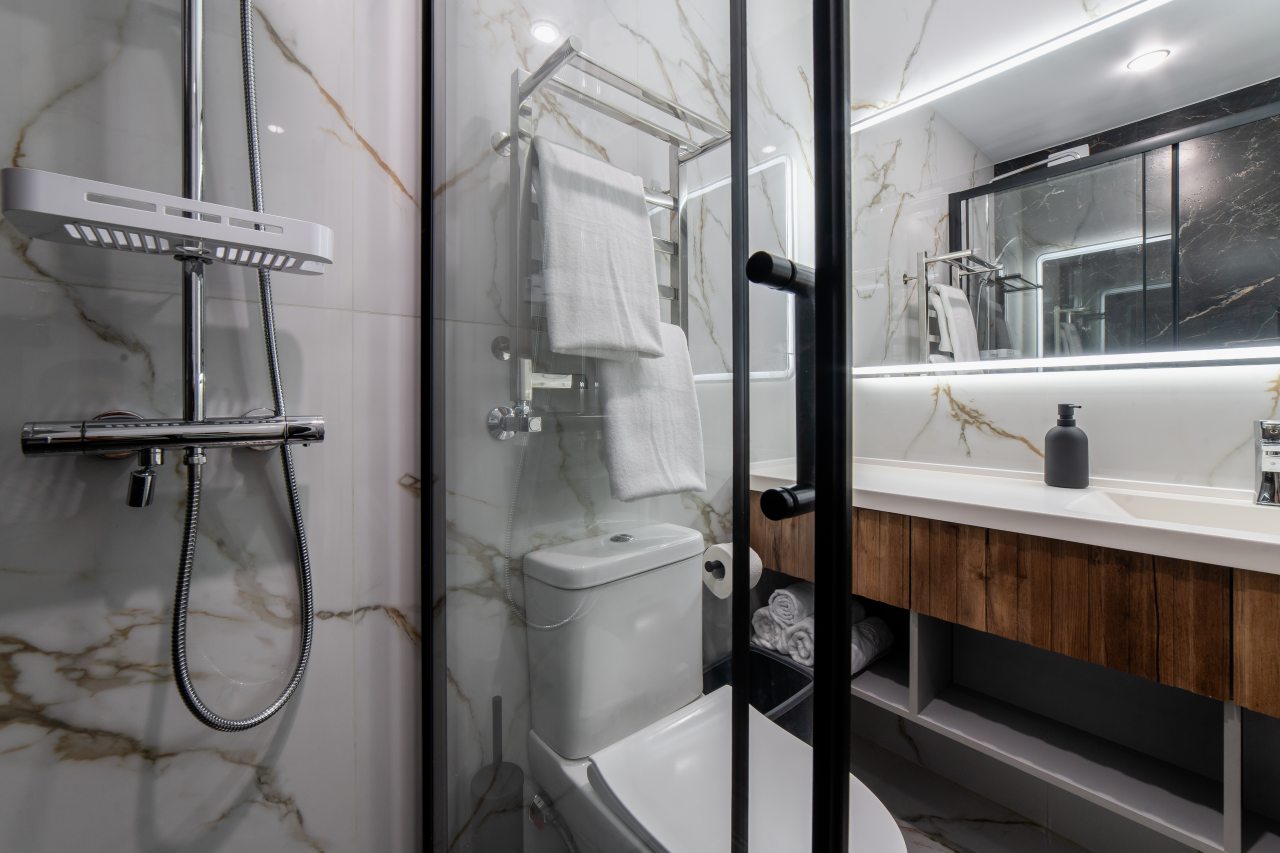 Двухместный (Номер кроватью размера «queen-size»), Отель Атмосфера