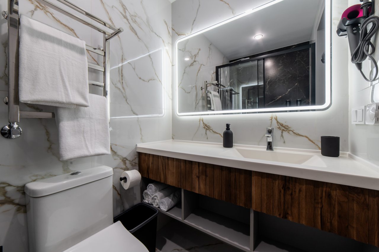 Двухместный (Улучшенный номер с кроватью размера «king-size»), Отель Атмосфера