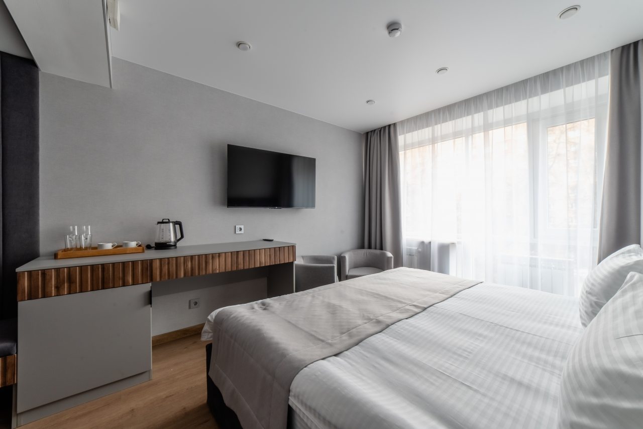 Двухместный (Улучшенный номер с кроватью размера «king-size»), Отель Атмосфера