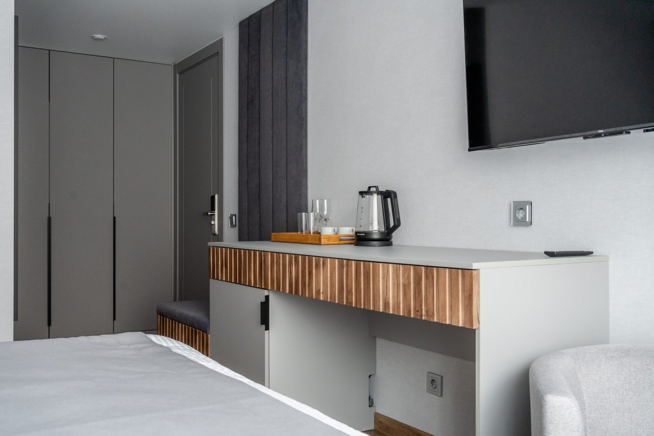 Двухместный (Улучшенный номер с кроватью размера «king-size»), Отель Атмосфера