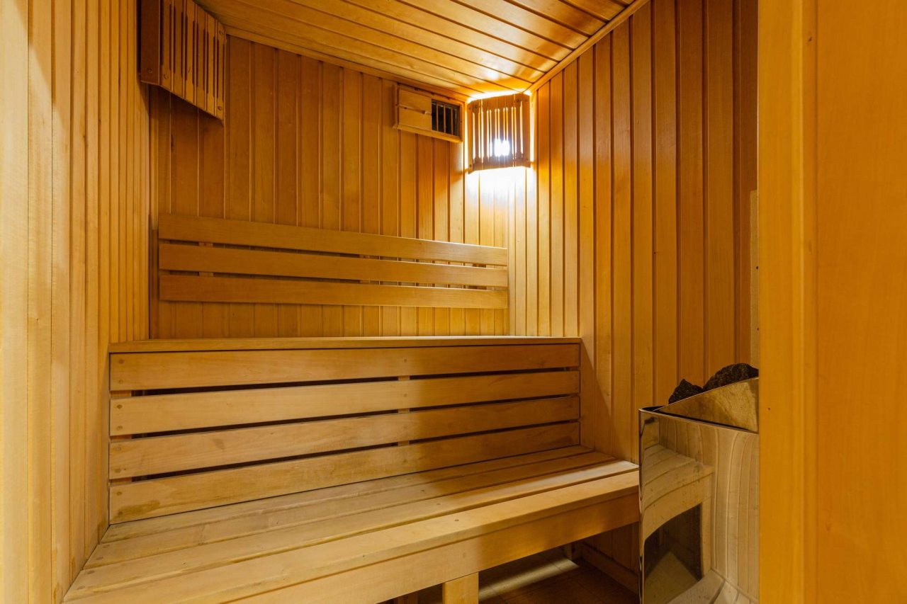 Сауна в номере.