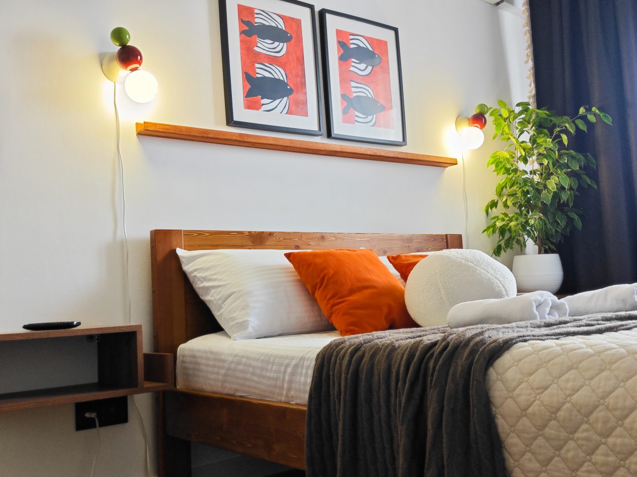 Апартаменты (Классный Домик. 1-комнатная квартира с видом на город и облака), Апартаменты Классный Домик. 1-комнатные с видом на город и облака