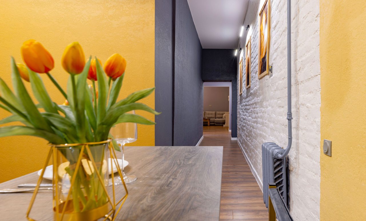 Апартаменты (Просторные апартаменты с видом во двор, 60 м2), Меблированные комнаты Арт Бутик Гончарная