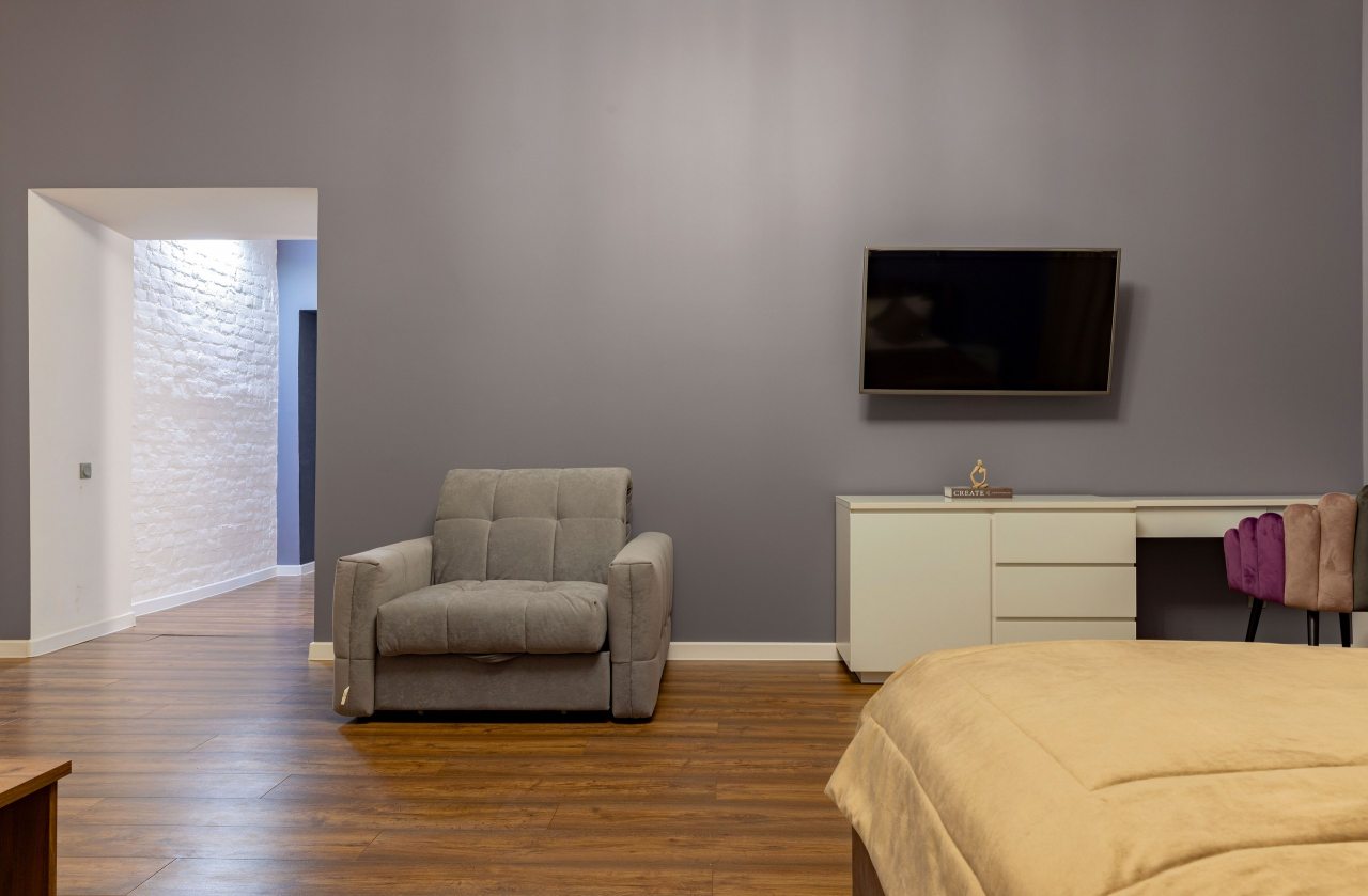 Апартаменты (Просторные апартаменты с видом во двор, 60 м2), Меблированные комнаты Арт Бутик Гончарная