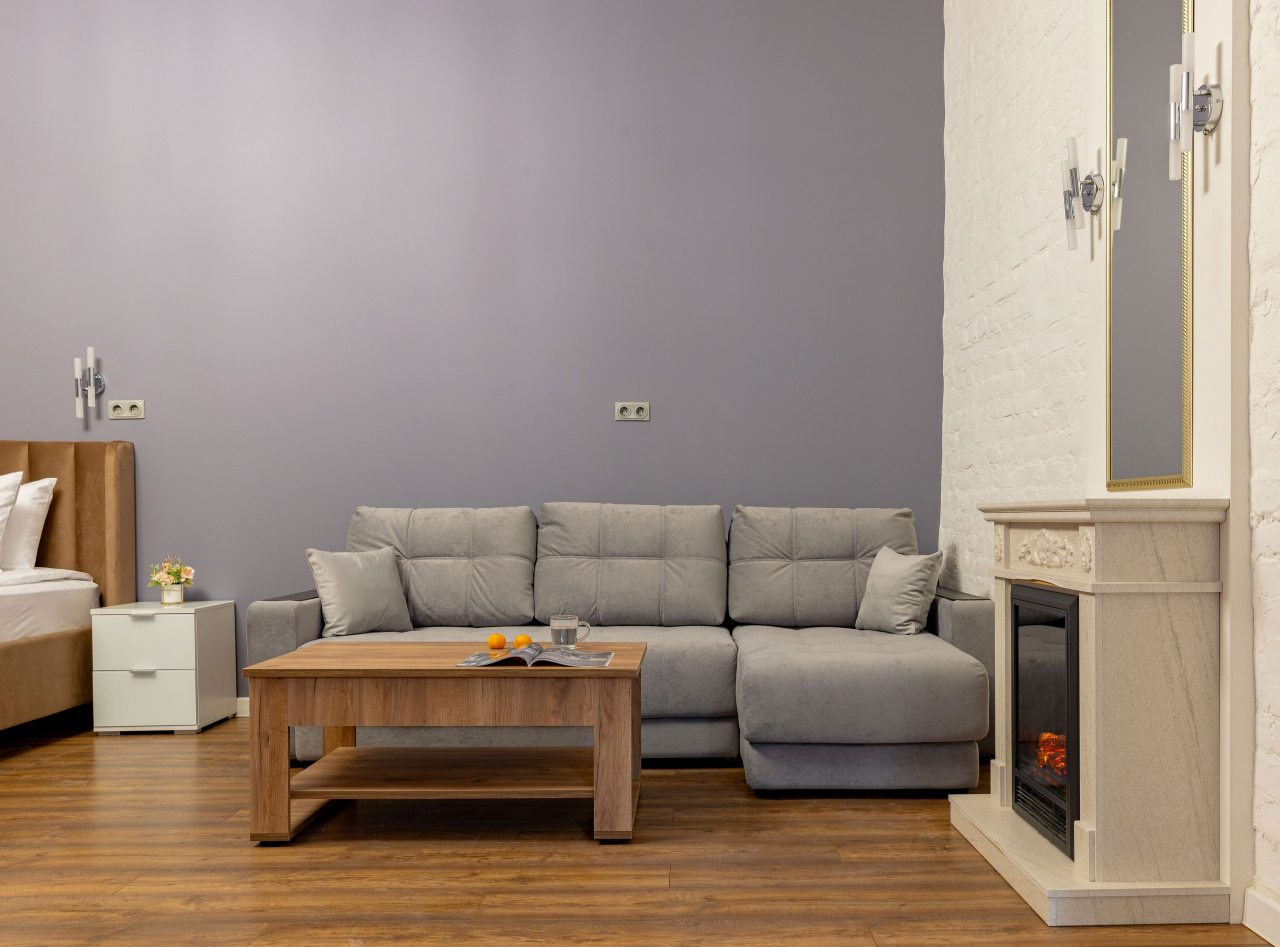 Апартаменты (Просторные апартаменты с видом во двор, 60 м2), Меблированные комнаты Арт Бутик Гончарная