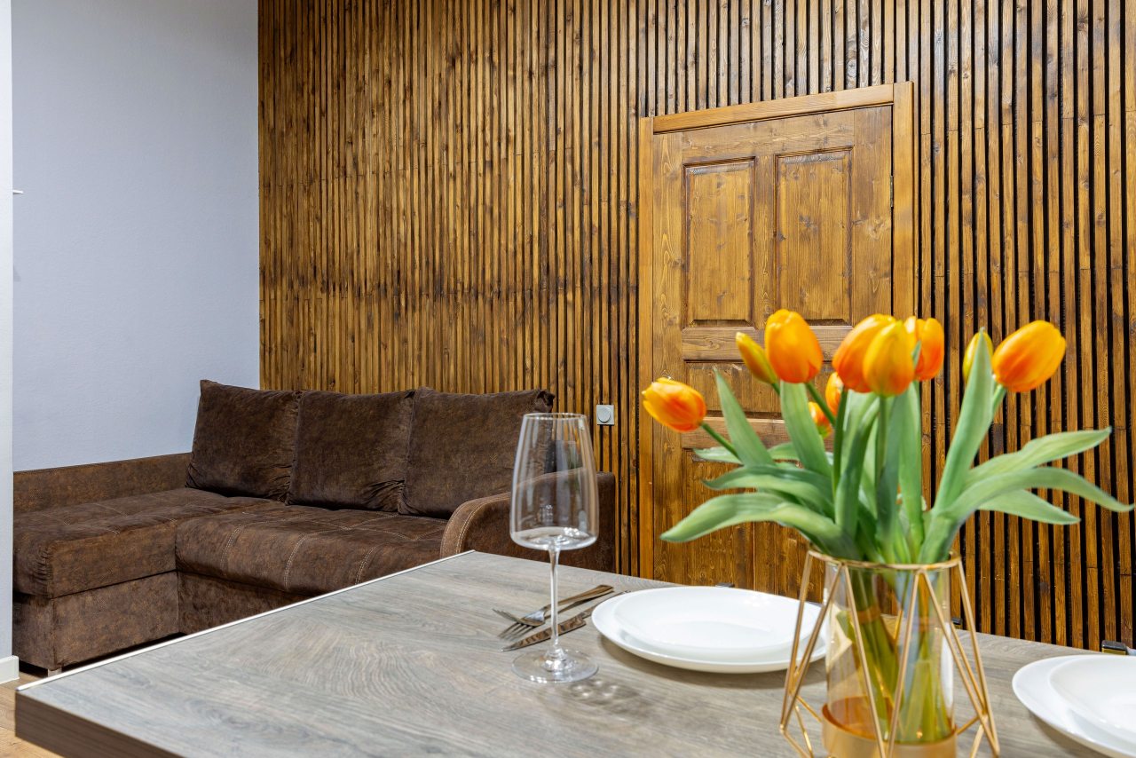 Апартаменты (Двухкомнатные апартаменты с видом во внутренний дворик, 40 м2), Меблированные комнаты Арт Бутик Гончарная