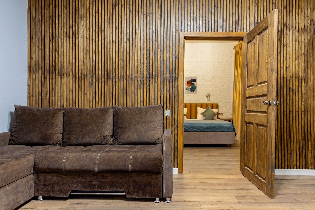 Апартаменты (Двухкомнатные апартаменты с видом во внутренний дворик, 40 м2), Меблированные комнаты Арт Бутик Гончарная