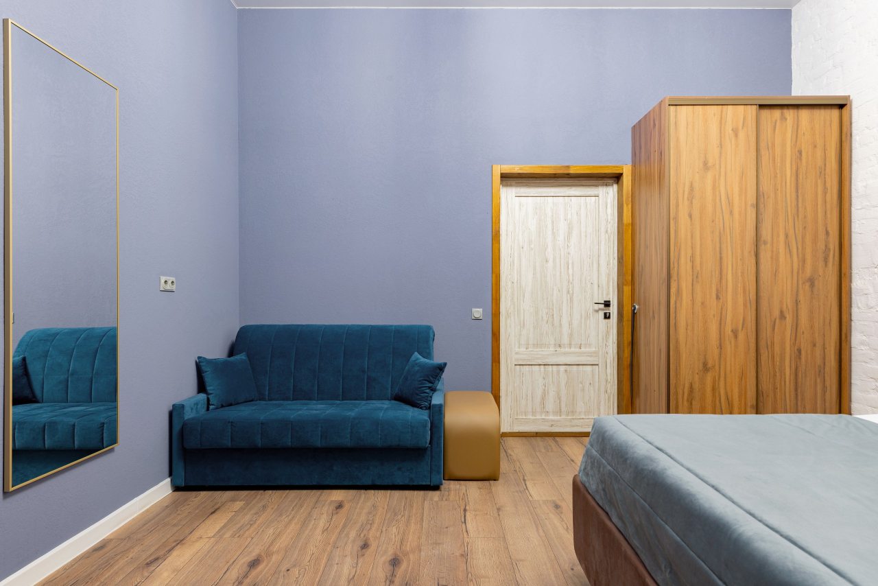 Апартаменты (Двухкомнатные апартаменты с видом во внутренний дворик, 40 м2), Меблированные комнаты Арт Бутик Гончарная