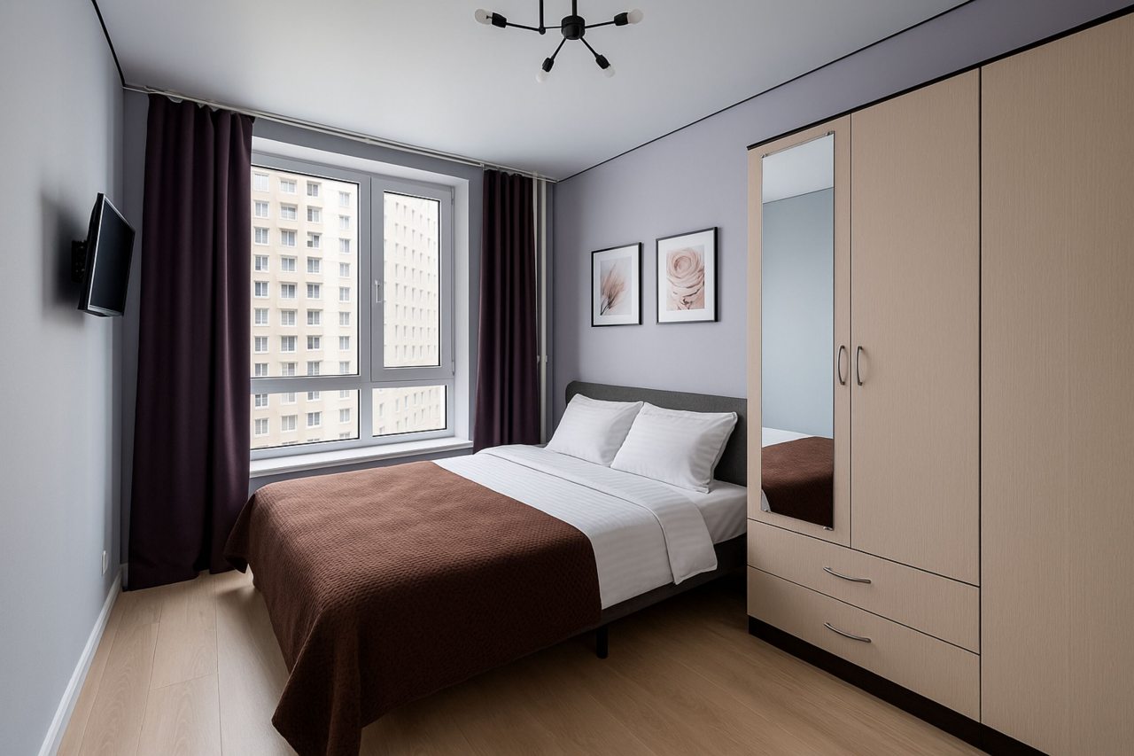 Апартаменты (Москва, Волоколамское шоссе, 24к1. Студия для 2 гостей), Апартаменты MaxRealty24 Волоколамское шоссе 24 к 1