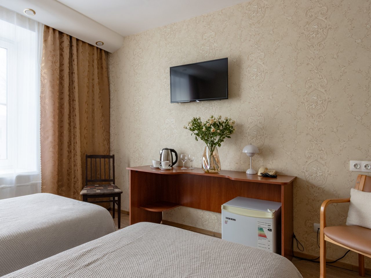 Двухместный (Стандартный номер с 1 или 2 кроватями), Отель Номера на Курской