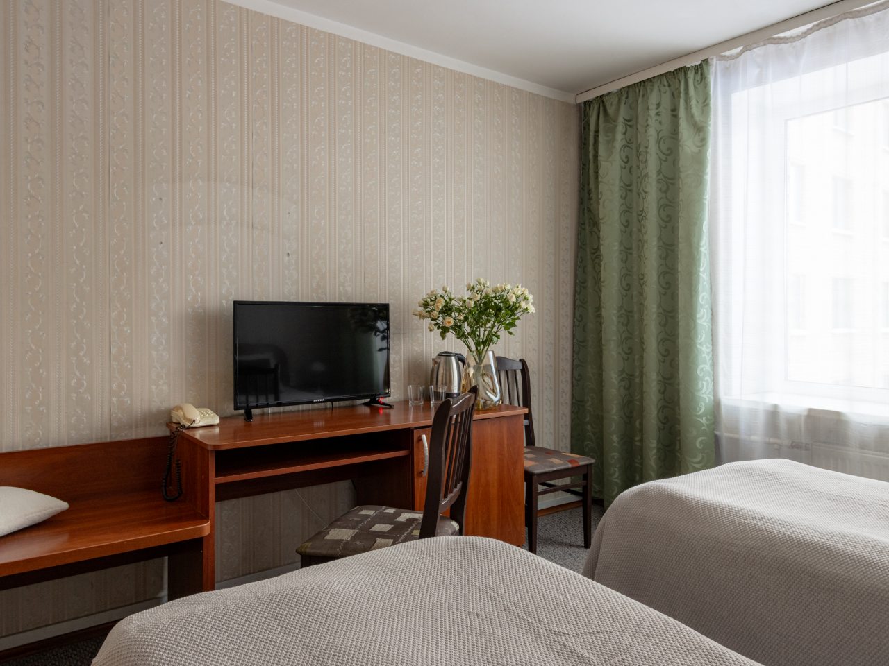 Двухместный (Стандартный номер с 1 или 2 кроватями), Отель Номера на Курской