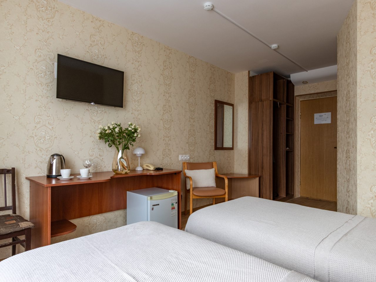 Двухместный (Стандартный номер с 1 или 2 кроватями), Отель Номера на Курской