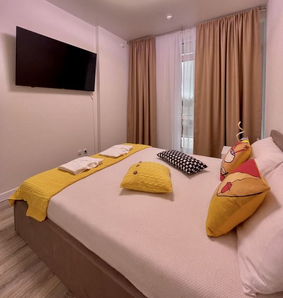 Апартаменты Красивые однокомнатные у моря