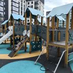 Детская площадка, Апартаменты Двухкомнатные на Мариенко