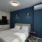 Студио (С двуспальной кроватью и допместом), Апарт-отель Любимый Город-НН