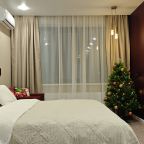 Студио (Гранат с двуспальной кроватью и допместом. Вид на парк), Апарт-отель Любимый Город-НН