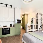 Двухместный (Комфортная студия в ЖК City Bay), Апартаменты Happy People на Волоколамском шоссе