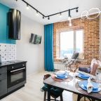 Апартаменты (На 8 этаже с балконом и кухней), Апартаменты Room Hotel на Трудовой 25/1