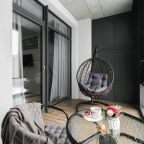 Апартаменты (На 5 этаже с балконом и кухней), Апартаменты Room Hotel на Красном проспекте 104