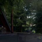 гамак-сетка в террасе