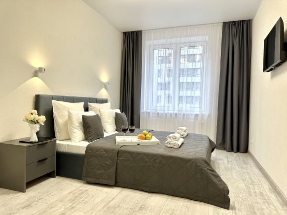 Апартаменты Уютные евротрешка в цветах Башкирии