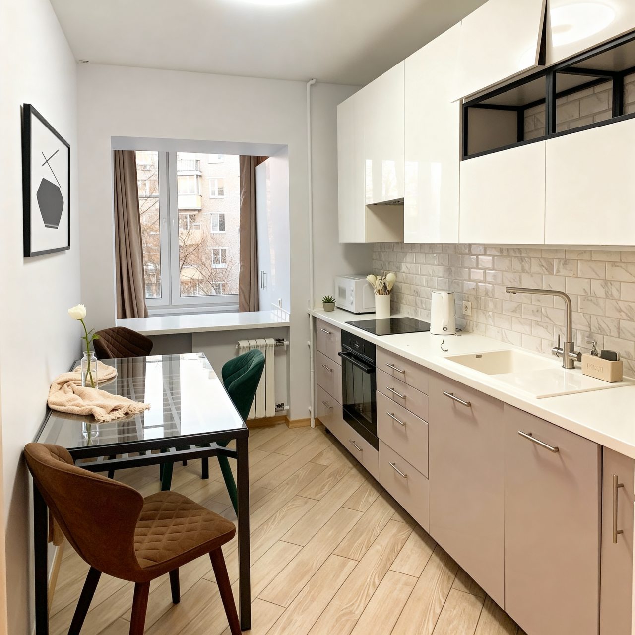 Двухместный, Апартаменты Однокомнатные на Сеславинской 16к2