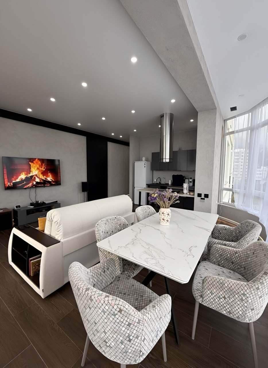 Четырехместный (Дизайнерская квартира с потрясающем видом на море и горы), Апартаменты Дизайнерские с видом на море и горы