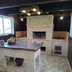 Возможность самостоятельного приготовления пищи, Коттедж С баней и пирсом на берегу пруда