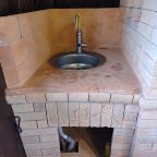 Возможность самостоятельного приготовления пищи, Коттедж С баней и пирсом на берегу пруда