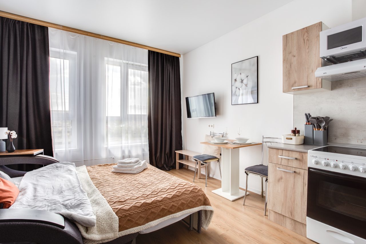 Двухместный (Просторная студия), Апартаменты ApartsLounge