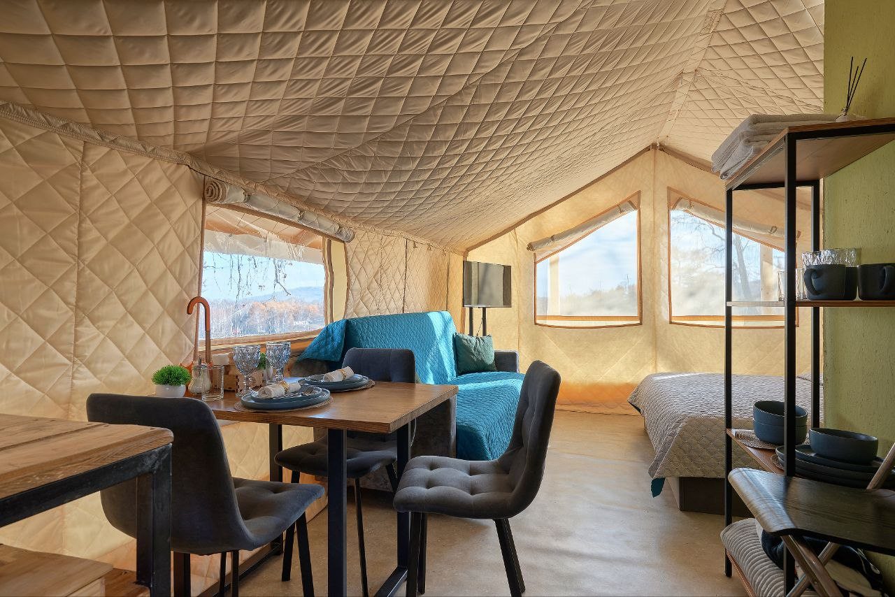 Бунгало (Сафари хаус), Глэмпинг Наедине