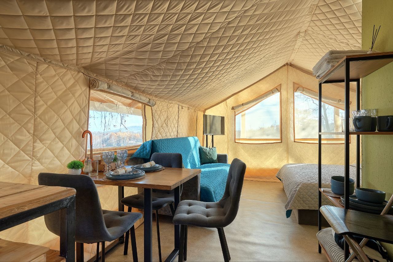 Бунгало (Сафари хаус), Глэмпинг Наедине